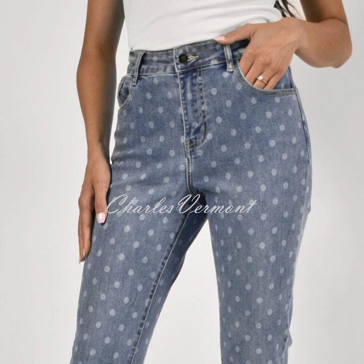 Frank Lyman Polka Dot Jean – Style 226122U