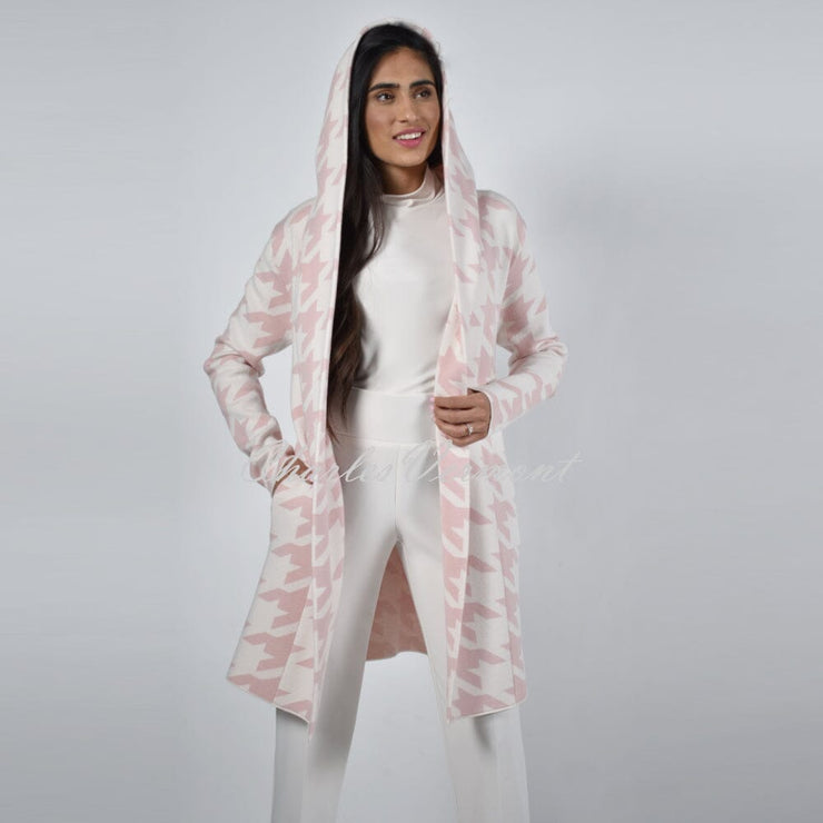 Frank Lyman Hoodie Knit Cover Up Cardigan – Style 226157U