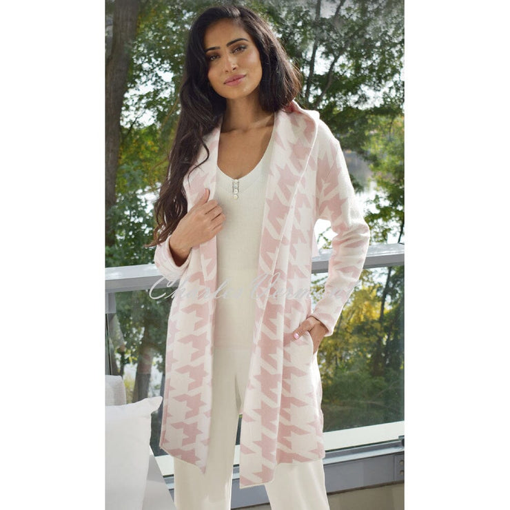 Frank Lyman Hoodie Knit Cover Up Cardigan – Style 226157U