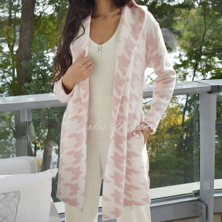 Frank Lyman Hoodie Knit Cover Up Cardigan – Style 226157U