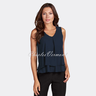 Frank Lyman Top – Style 61175 (Midnight Blue)