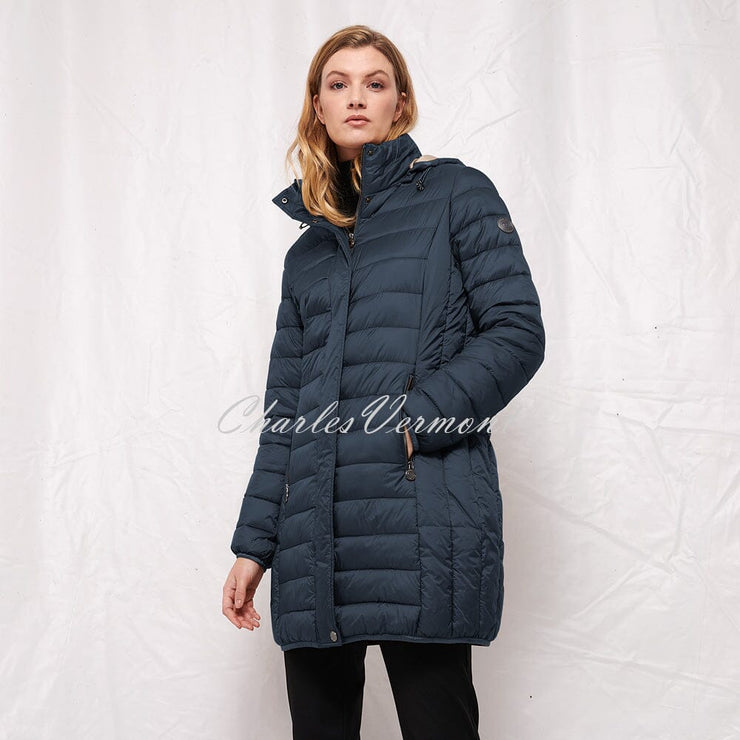 Frandsen Padded Coat - Style 327-588-641 (Petrol Blue)