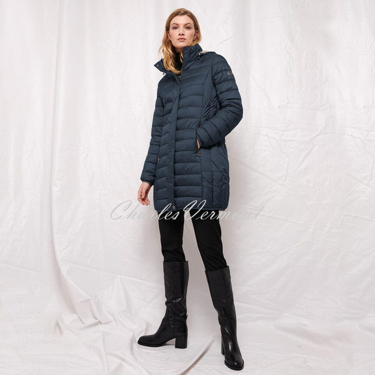 Frandsen Padded Coat - Style 327-588-641 (Petrol Blue)