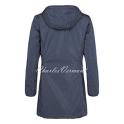 Frandsen Reversible Jacket - Style 357-162-7810 (Petrol Blue / Off-White)