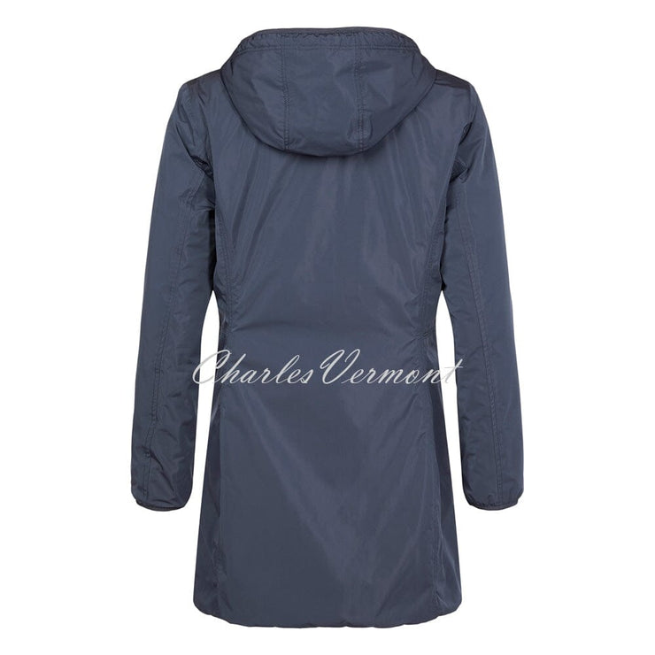Frandsen Reversible Jacket - Style 357-162-7810 (Petrol Blue / Off-White)