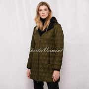 Frandsen Reversible Jacket - Style 357-162-9088 (Dark Olive / Black)