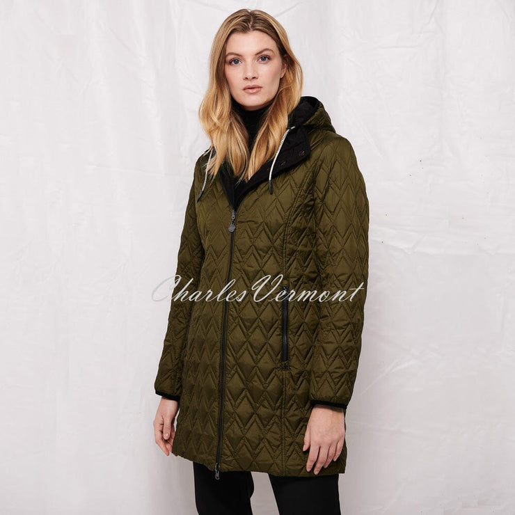 Frandsen Reversible Jacket - Style 357-162-9088 (Dark Olive / Black)