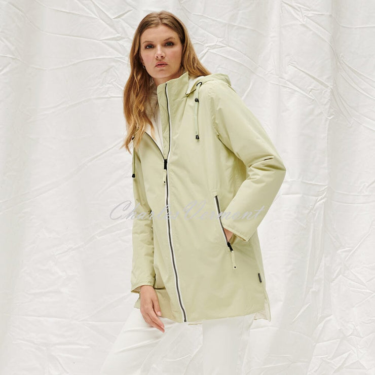 Frandsen Reversible Coat - Style 417-348-8110 (Light Pistachio / White)