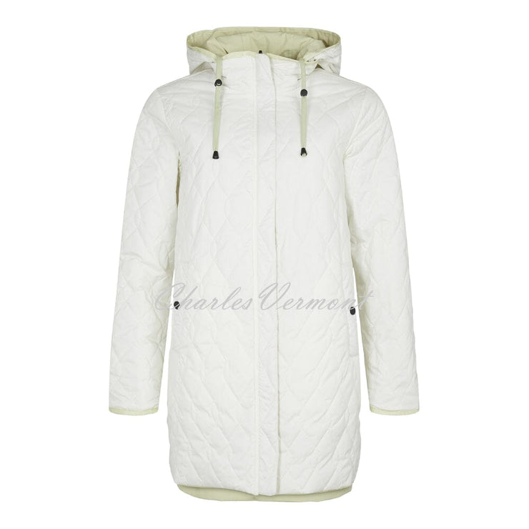 Frandsen Reversible Coat - Style 417-348-8110 (Light Pistachio / White)