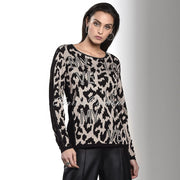 I’cona ‘My Love’ Animal Print Pullover – Style 64049-60002-90