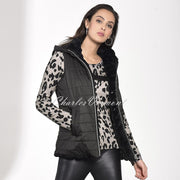 I’cona Animal Print Sequin Detail Top– Style 64069-60095-16