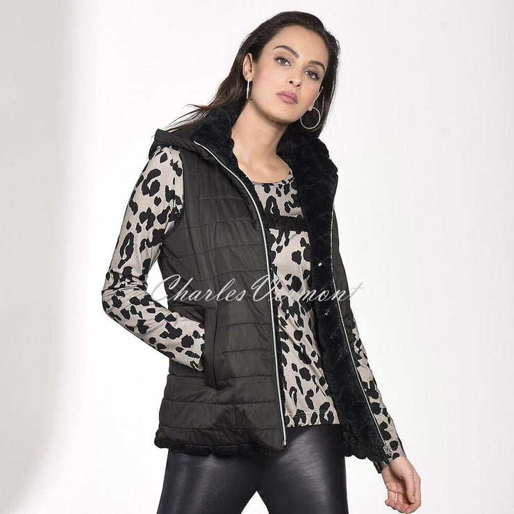 I’cona Animal Print Sequin Detail Top– Style 64069-60095-16
