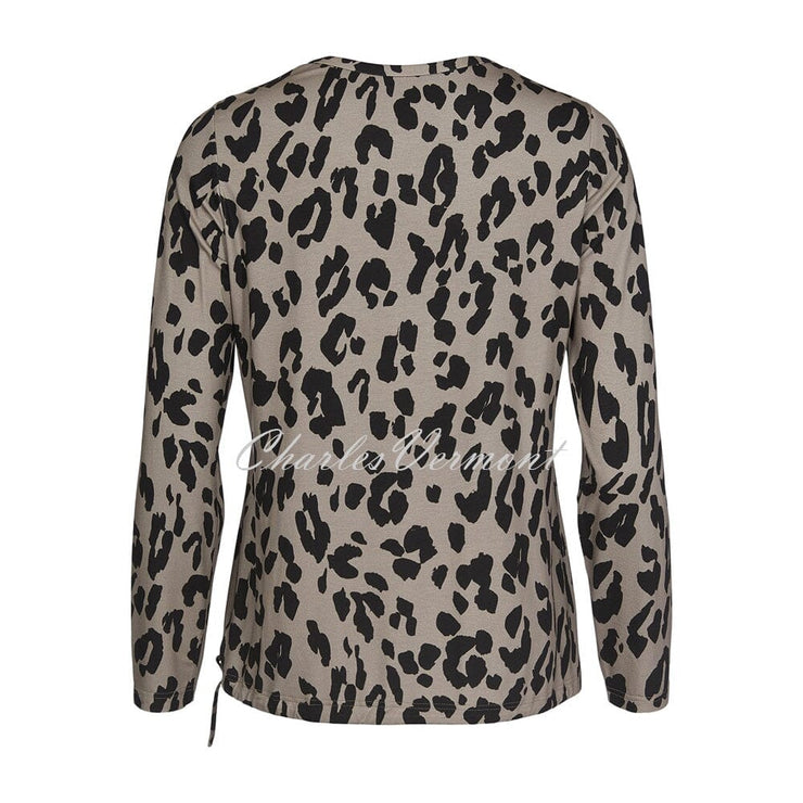 I’cona Animal Print Sequin Detail Top– Style 64069-60095-16