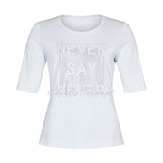 I’cona ‘Never Say Never’ Top – Style 64073-60007-10 (White)