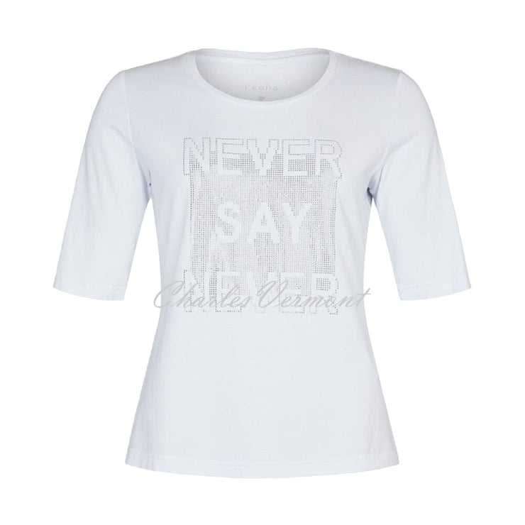 I’cona ‘Never Say Never’ Top – Style 64073-60007-10 (White)