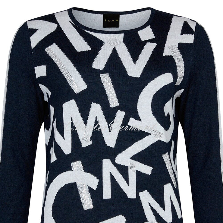 I’cona Sweater – Style 64077-60002-69 (Navy)