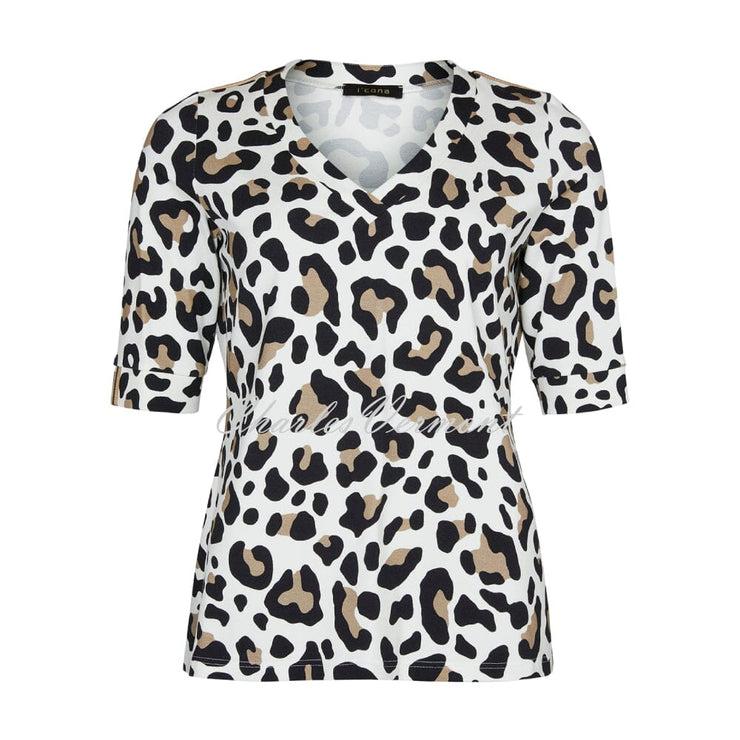 I’cona Animal Print Top – Style 64100-60120-17