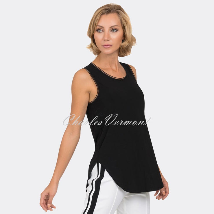 Joseph Ribkoff Long Line Camisole – Style 191167 (Black)