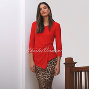 Joseph Ribkoff Top – Style 193138 (Lipstick Red)