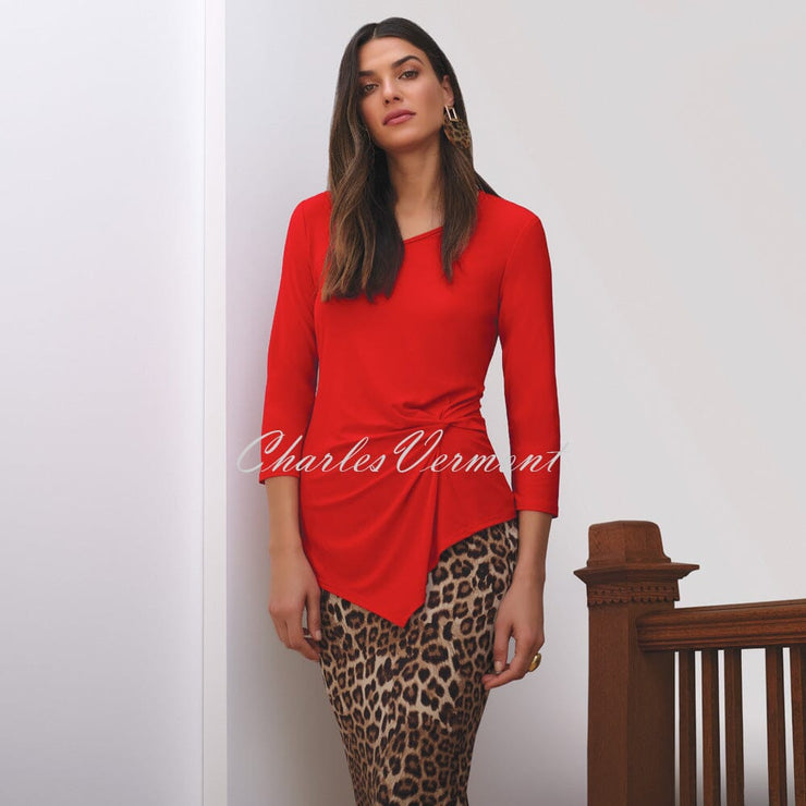 Joseph Ribkoff Top – Style 193138 (Lipstick Red)