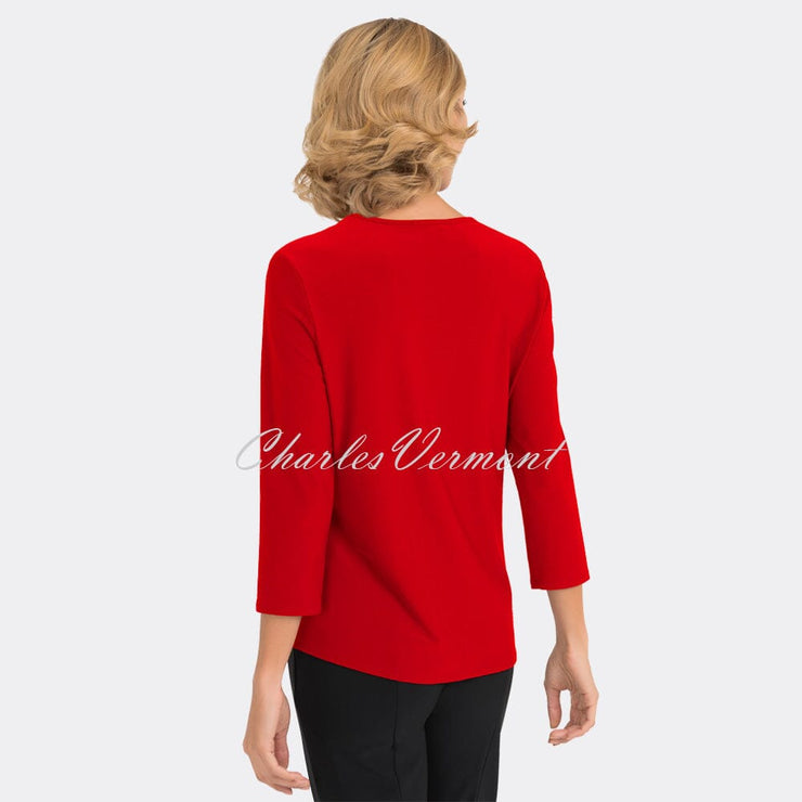 Joseph Ribkoff Top – Style 193138 (Lipstick Red)