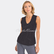 Joseph Ribkoff Camisole – Style 193798 (Black / Silver)