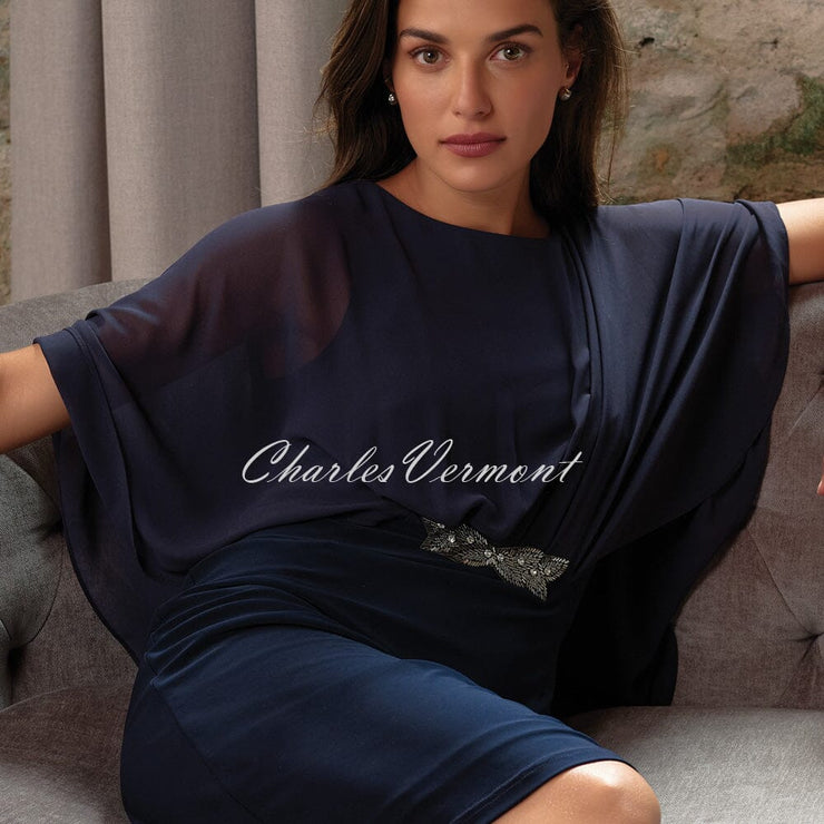 Joseph Ribkoff Dress – Style 194208 (Midnight Blue)