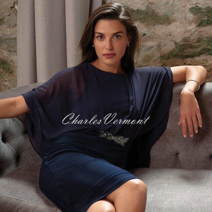 Joseph Ribkoff Dress – Style 194208 (Midnight Blue)