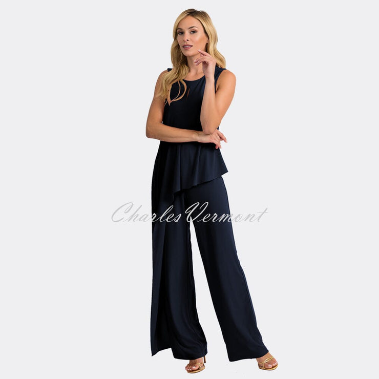 Joseph Ribkoff Jumpsuit – Style 201073 (Midnight Blue)