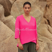 Joseph Ribkoff Top – Style 201085 (Hyper Pink)