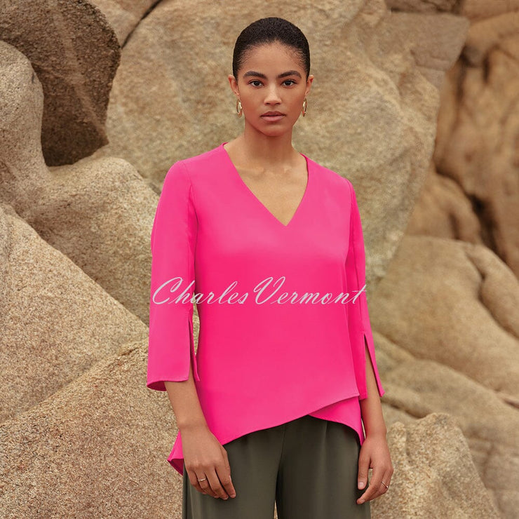 Joseph Ribkoff Top – Style 201085 (Hyper Pink)