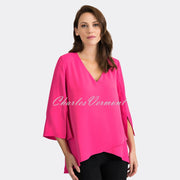 Joseph Ribkoff Top – Style 201085 (Hyper Pink)