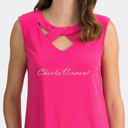 Joseph Ribkoff Tunic – Style 201284 (Hyper Pink)