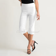Joseph Ribkoff Capri Trouser – Style 202350 (White)