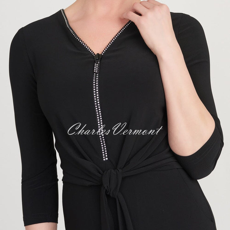 Joseph Ribkoff Jumpsuit – Style 203218 (Black)