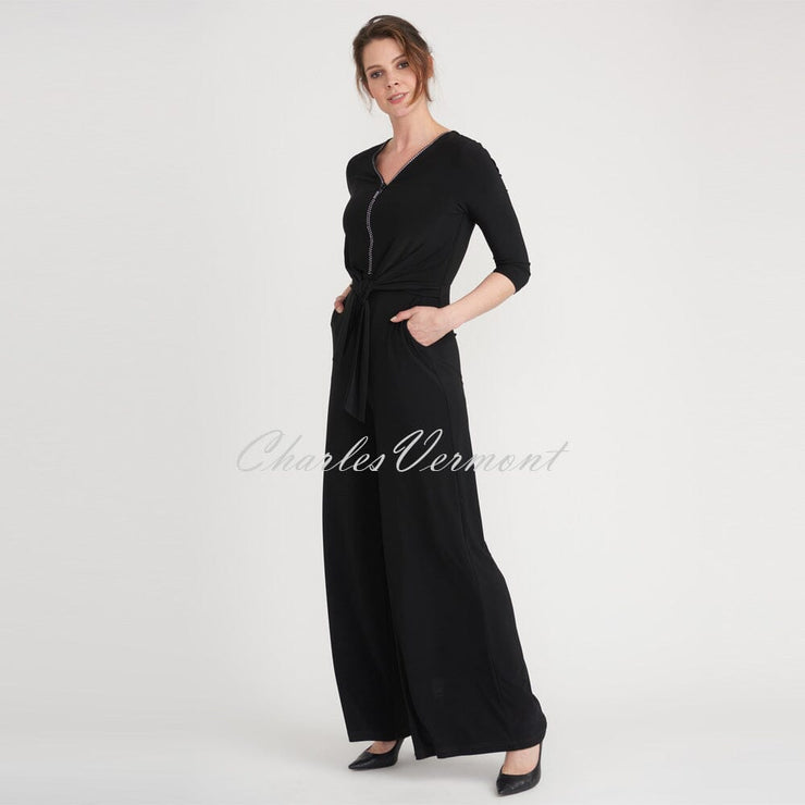 Joseph Ribkoff Jumpsuit – Style 203218 (Black)