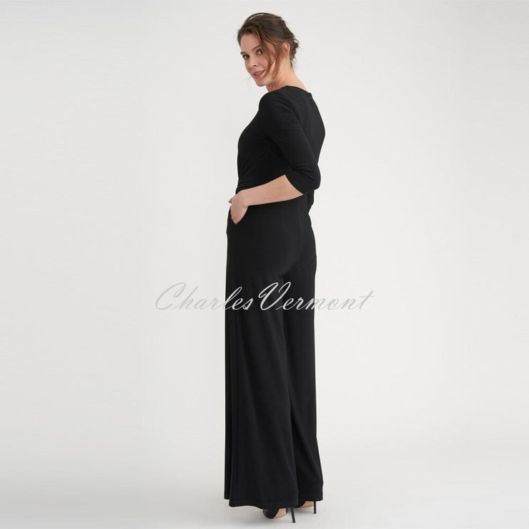 Joseph Ribkoff Jumpsuit – Style 203218 (Black)