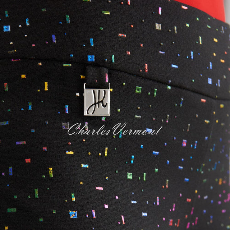 Joseph Ribkoff Trouser – Style 203392 (Black / Multi)