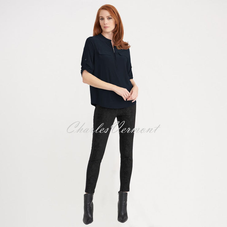 Joseph Ribkoff Top – Style 203435 (Midnight Blue)