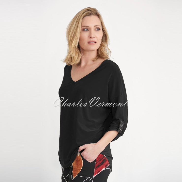 Joseph Ribkoff Top – Style 203609 (Black)