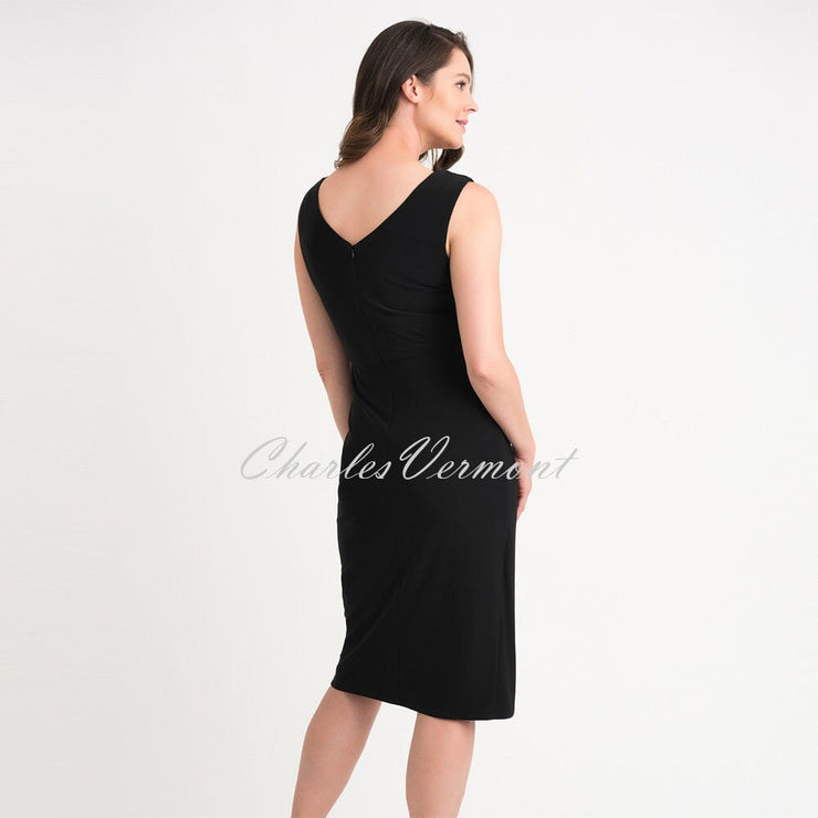 Joseph Ribkoff Dress – Style 204231 (Black with Diamante Detail)