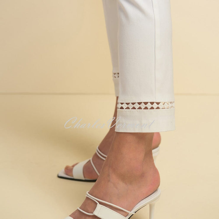 Joseph Ribkoff Trouser – Style 211113 (White)