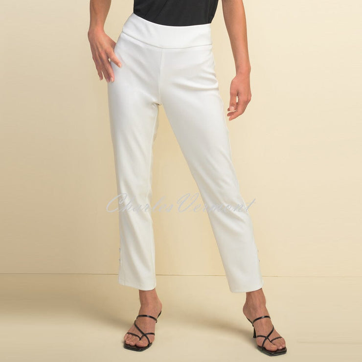 Joseph Ribkoff Trouser with Ankle Detail – Style 211117 (Vanilla)