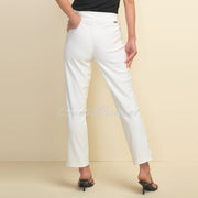 Joseph Ribkoff Trouser with Ankle Detail – Style 211117 (Vanilla)
