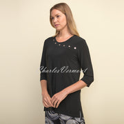 Joseph Ribkoff Tunic – Style 211255 (Black)
