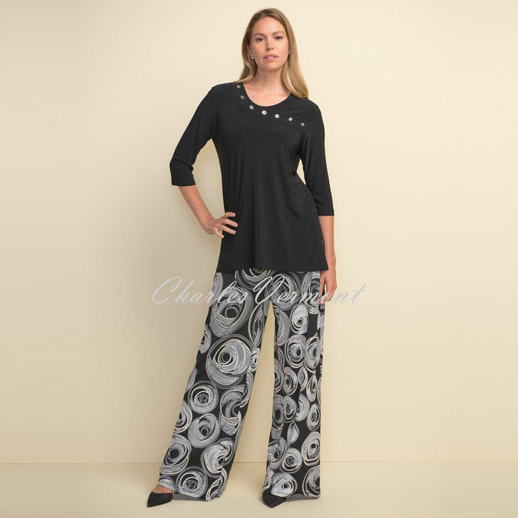 Joseph Ribkoff Tunic – Style 211255 (Black)