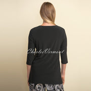 Joseph Ribkoff Tunic – Style 211255 (Black)