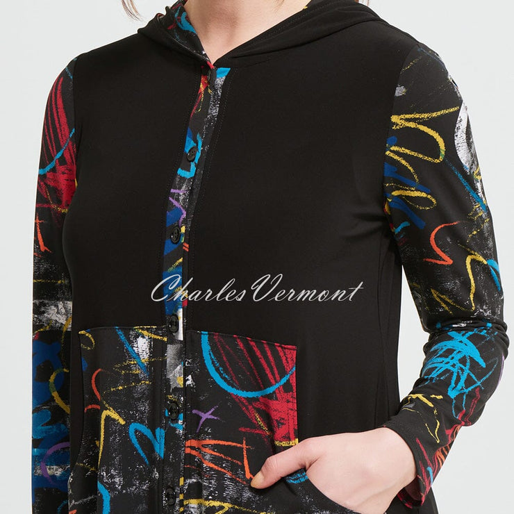 Joseph Ribkoff Hooded Blouse – Style 213109