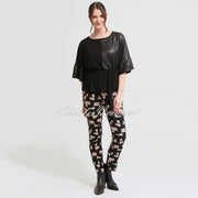 Joseph Ribkoff Trouser – Style 213297 (Black/Sand)