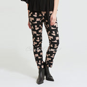 Joseph Ribkoff Trouser – Style 213297 (Black/Sand)